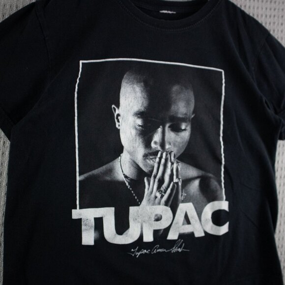 Tupac Rap Tee 2023 Mens Medium Black - Picture 3 of 7